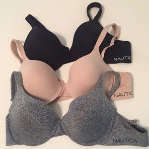 3 Nautical NWOT Bras. 38C